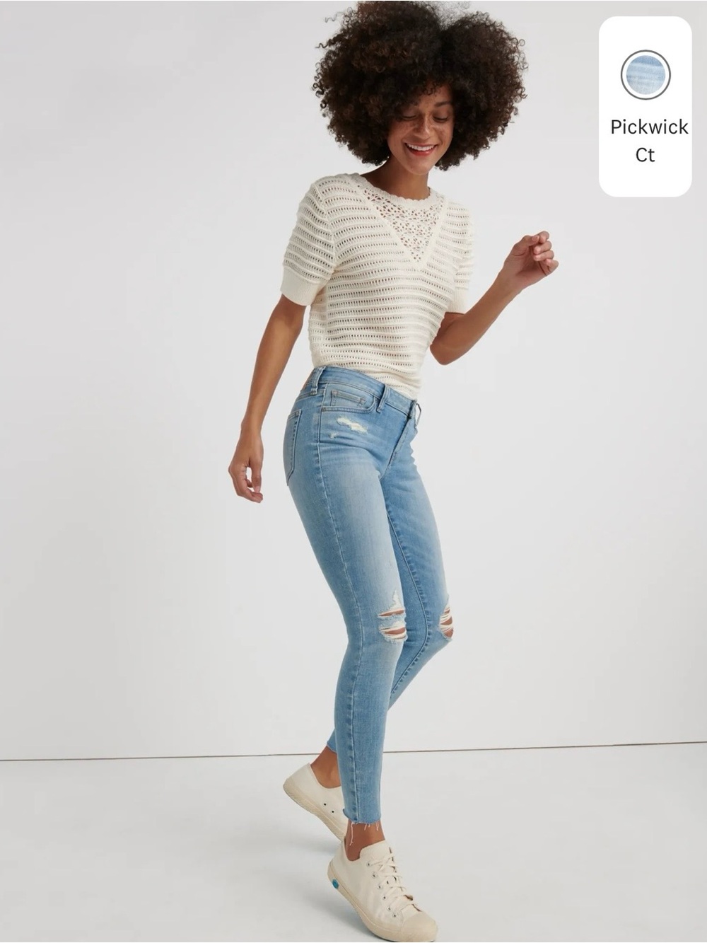 Light Wash Lolita Skinny Jeans